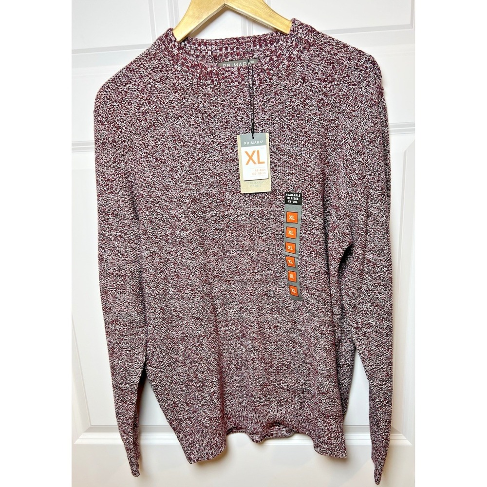 Primark Sweater Men  XL Organic Cotton Rag Wool Style Gorpcore Grunge‎ Cozy NWT